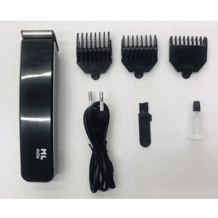 Máquina de Cortar Cabelo e Barbeador Sem Fio Recarregável ML-216 - À Prova d'Água