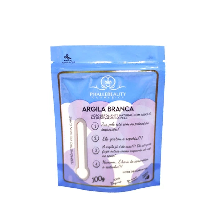 Conjunto de 7 Pacotes de 100g de Argilas PhálleBeauty - Para uma Pele Equilibrada e Livre de Impurezas!