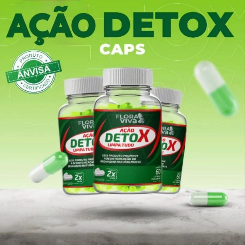 Detox Caps - Acelere Seu Metabolismo e Elimine Toxinas | 500mg