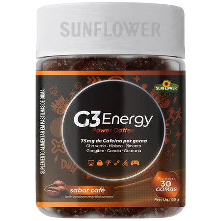 Power Coffee: Gomas Energéticas Pré-Treino com 75mg de Cafeína para Aumentar Sua Performance! ☕💪