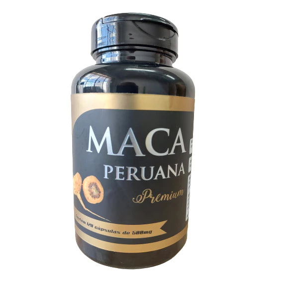 Maca Peruana Premium - 120 Cápsulas de 500mg para Mais Energia e Vitalidade!