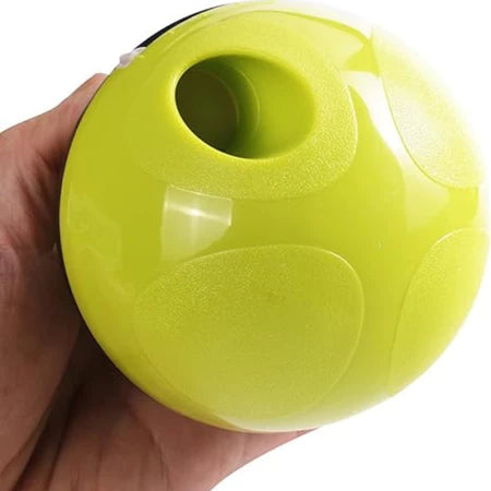 Brinquedo Interativo Dispenser de Ração e Petiscos para Cães e Gatos - Design Oval Premium