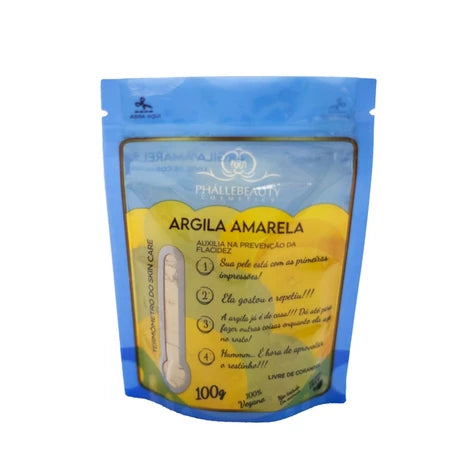 Conjunto de 7 Pacotes de 100g de Argilas PhálleBeauty - Para uma Pele Equilibrada e Livre de Impurezas!