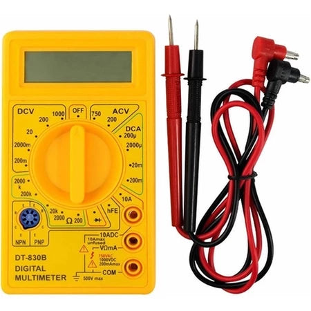 Multímetro Digital DT-830B: Seu Companheiro Portátil para Medidas Precisas!